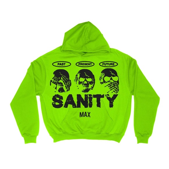 MAXIMO Sanity "Time" Hoodie Green - Picture 3 of 4